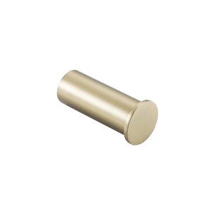 Fortifura Calvi Handdoekhaak - rond - enkel - Geborsteld Messing PVD (Goud) Single_Towelhook_BM