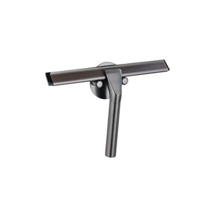 Fortifura Galeria Glaswisser - houder - 22cm - Geborsteld Gunmetal PVD NBR_SS_wipper_GM