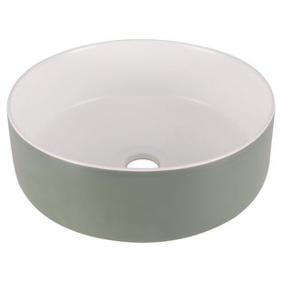 Differnz MIRA Waskom - 36x12cm - keramiek- groen/wit 38.009.05