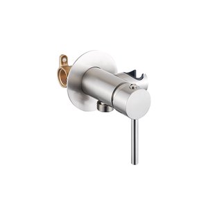 Fortifura Calvi Mengkraan Bidet - met handdouchehouder - geborsteld rvs SW1236930