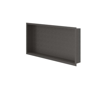 IVY Inbouwnis - 60x30x7.5cm - Geborsteld metal black PVD 6500756