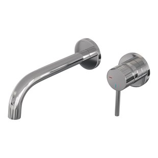 BRAUER Stripe Inbouw Wastafelmengkraan - gebogen uitloop en rozetten - model A1 - chroom 5-CE-328