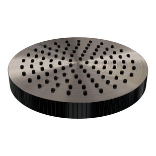 BRAUER Stripe Regendouchekop - 25cm - gunmetal geborsteld PVD 5-GM-466