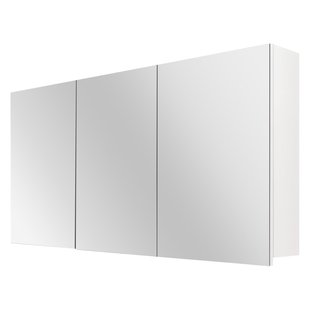 Differnz kast 120x60x15cm 3 deuren met spiegel MDF Wit 36.701.16