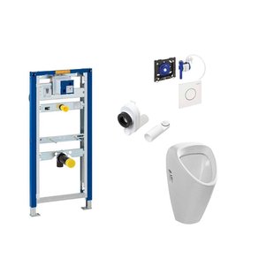 Jika urinoirset met Geberit duofix reservoir en Sigma 01 bediening wit SW1237066/0770275/0700530/0703967/ga38710/0700009