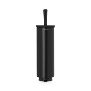 Brabantia Profile Toiletborstel - 12x11x43cm - houder- met beugel - matt black 483349