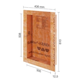 Schluter inbouwnis 305x508mm kb12n305508a1
