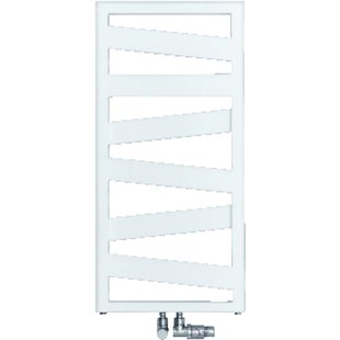 Zehnder Ribbon handdoekradiator 166.1x60cm 743watt Staal Wit glans rb-170-060