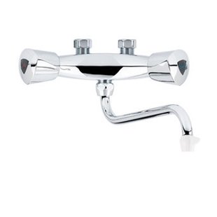 Ithodaalderop LD mengkraan muurmontage onderuitloop chroom 03 00097 03-00097