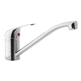 GO by Van Marcke Glib eengreepsmengkraan voor keuken lage druk met binnenwerk van 40 mm met beweegbare uitloop montage op spoeltafel of blad 1gats chroom 2405106