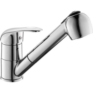 GO by Van Marcke Surf Keuken mengkraan - eengreep - uittrekbare sproeier - waterbesparend - mobiele bek - keramische schijven - flexibele slangen - bevestigingsset 81018-14A