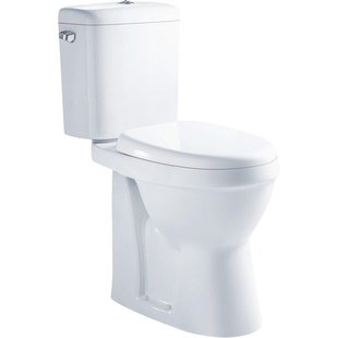 GO by Van Marcke XJoy Staand Toilet - spoelrandloos - verhoogd - AO - wc zitting soft close - porselein wit 20002298