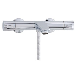 Nemo Spring Assana badmengkraan thermostatisch eengreeps wandmontage zonder douchegarnituur chroom CI61106CR