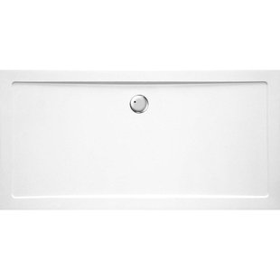 GO by Van Marcke Helion douchebak kunststofcomposiet 180x90x3.5cm rechthoek afvoer D90mm zonder potenstel wit AJSC1890S