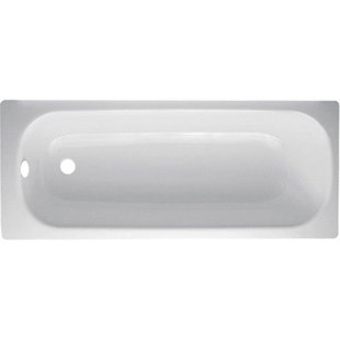 Nemo Start inbouwbad 160x70x40cm plaatstaal wit 2160101