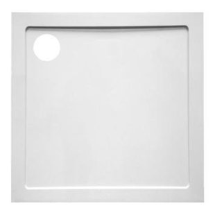 GO by Van Marcke Helion douchebak kunststofcomposiet 80x80x3.5cm vierkant afvoer D90mm wit AJSC8080S