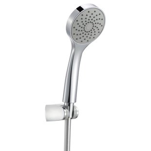 Nemo Start Lugo badset met verstelbare houder met antikalknoppen 1 jet antikras universele aansluiting antiknik verchroomd S0821+Q0101+HOSE 1.25