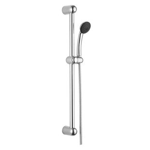 Go by Van Marcke complete doucheset verchroomd 66 cm handdouche 1 jet glijstang met verstelbare handdouchehouder 66 cm flexibel 150 cm SY-4647C+SY50-150CM+SY-6737C