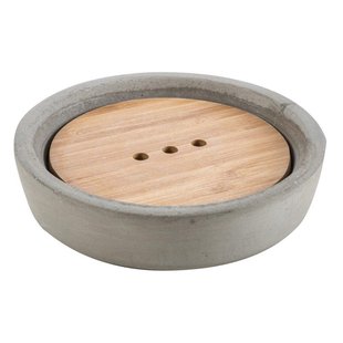 Nemo Stock Natural Boro zeephouder 115 x 25 mm materiaal betonhout CP907/CEM