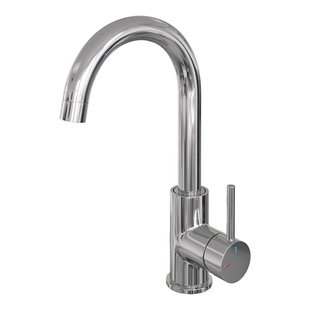 Brauer Chrome Edition Wastafelmengkraan opbouw - hoog - draaibaar - ronde uitloop - model a - chroom 5-CE-003