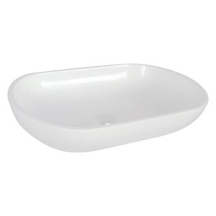 Differnz Ovalo Opzet wastafel Ovaal 54x34x12cm Poly wit 38.253.05