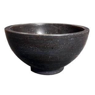 Wiesbaden Raw waskom rond 20x11 cm hardsteen gezoet 39.3510