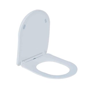 Wiesbaden Shade slim toiletzitting softclose en quick release mat wit 32.3761