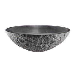 Wiesbaden Raw waskom rond hamerslag 42x14 cm hardsteen gezoet 39.3518