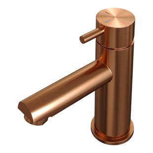 Brauer Copper Edition Wastafelmengkraan opbouw - laag - model b - PVD - geborsteld koper 5-GK-001-HD5