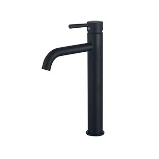 Fortifura Calvi Wastafelkraan - 33.9cm - verhoogd - opbouw - mat zwart SW377834