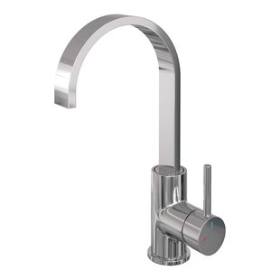 Brauer Chrome Edition Wastafelmengkraan opbouw - hoog - draaibaar - platte uitloop - model a - chroom 5-CE-003-S3