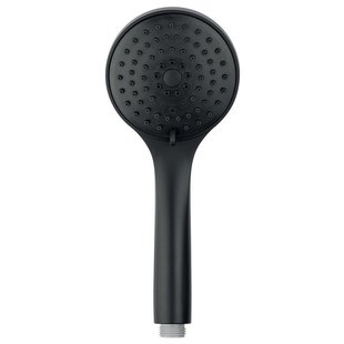 Nemo Spring Nero handdouche 3 Jets 10cm antikalk rond mat zwart DC063NE