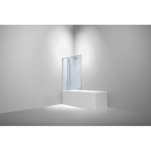 Van Rijn Products ST02 Badwand - 120x150cm - incl glasbehandeling - chroom ST02900