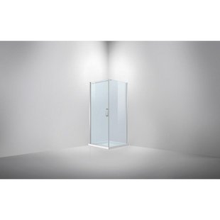 Van Rijn Products ST02 Douchecabine - 95x95x200cm - stabilisatiestang - helder glas - 6mm ST0215090T