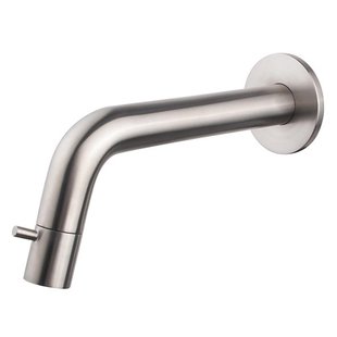 Wiesbaden Caral Sophia fonteinkraan inkortbaar met muurbevestiging 1/2 geborsteld staal PVD 22.3761