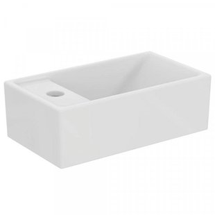 Ideal Standard Tempo fontein 37x21cm kraangat links zonder overloop keramiek wit e211301