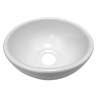 Wiesbaden Consilio waskom rond 20 x 9 cm keramiek glans wit 32.3575