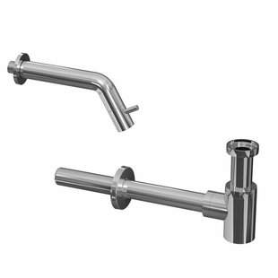 INK 3B Fonteinkraanset - wandFonteinkraan - designSifon - Chroom 9902450