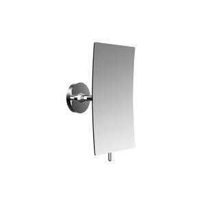 Emco Round make-up Spiegel - 23x13x11cm - 3x vergrotend - chroom 109400137