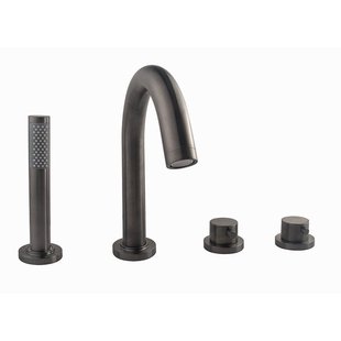 Wiesbaden Caral afbouwdeel badrandthermostaat 4-gats gunmetal PVD 29.7999