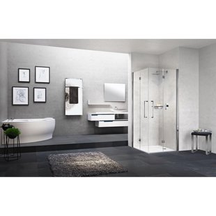 Novellini Young hoekinstap vouw 101-103cm helder matchroom y22gs101-1b