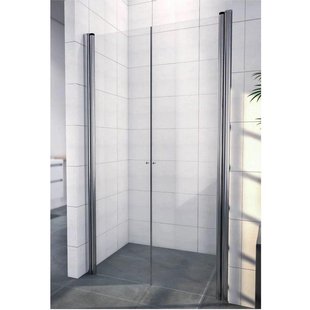 Wiesbaden Lagos pendeldeur in nis 900 x 2000 x 6 mm nano helder glas/chroom 20.3824
