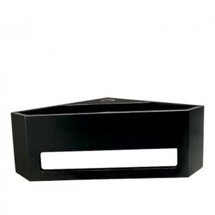 Wiesbaden Julia hoekfontein 35 x 35 x 16 cm solid surface mat zwart 36.4085