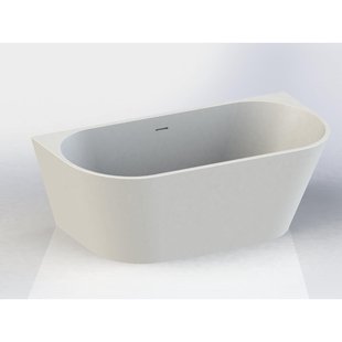 Arcqua Pinto Halfvrijstaand Bad - 170x73cm - mat wit BAD114112