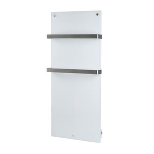 Eurom Sani 600 Comfort Infraroodpaneel badkamer 115x46.5cm Wifi 600watt Glas Wit 350333