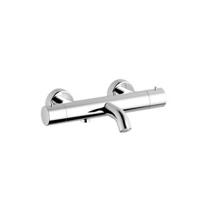 Nemo Nero badkraan - 28.2cm - opbouw - thermostatisch - messing chroom BU85106 CR