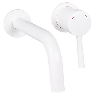 Differnz Kraan Inbouw koud/warm rechts mat wit 30.416.16