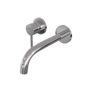 Brauer Chrome Edition Wastafelmengkraan inbouw - gebogen uitloop rechts - hendel lang smal - model A2 chroom 5-CE-083