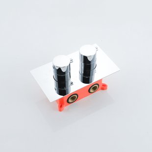 Fortifura Calvi Thermostatische Inbouwkraan - met inbouwdeel - chroom SW721166