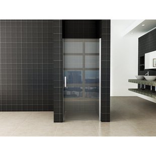 Xellanz Cerra eco nisdeur 1000 x 1950 x 6 mm nano helder glas/chroom 20.4022